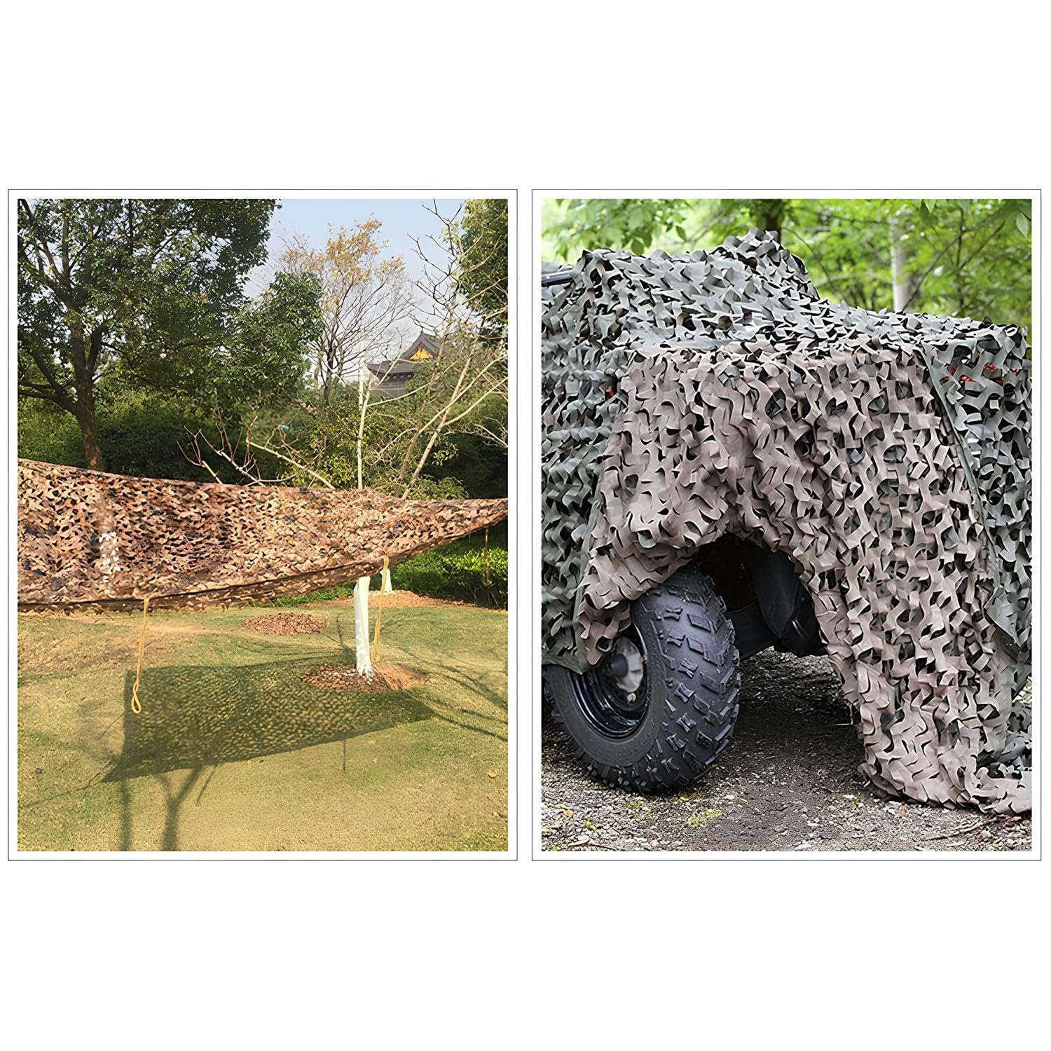 Red De Camuflaje Ligera Y Robusta 3.0m X 3.0m, Malla De Ocultación No Reflectante Para Fotografía De Fauna Y Observación De Aves, Fácil Instalación Con Cuerdas De Fijación(Beach color,4*10.0m)