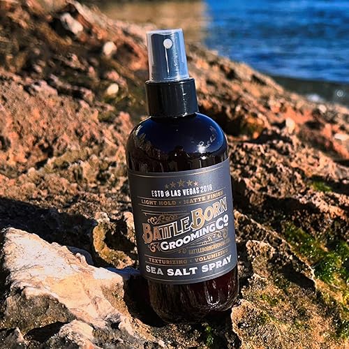 Miniatura 6 de Spray de sal marina (sin perfume, 8 onzas líquidas), natural, vegano, texturizante para cabello y ondas de playa sin esfuerzo, añade volumen,