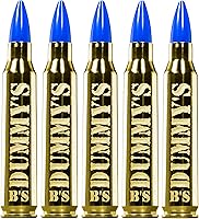 Vista 1 de B's Dry Fire Snap Caps - A.K.A. B's Dummy's - Dummy .223/5.56 Gorras de entrenamiento (paquete de 5) (latón azul)