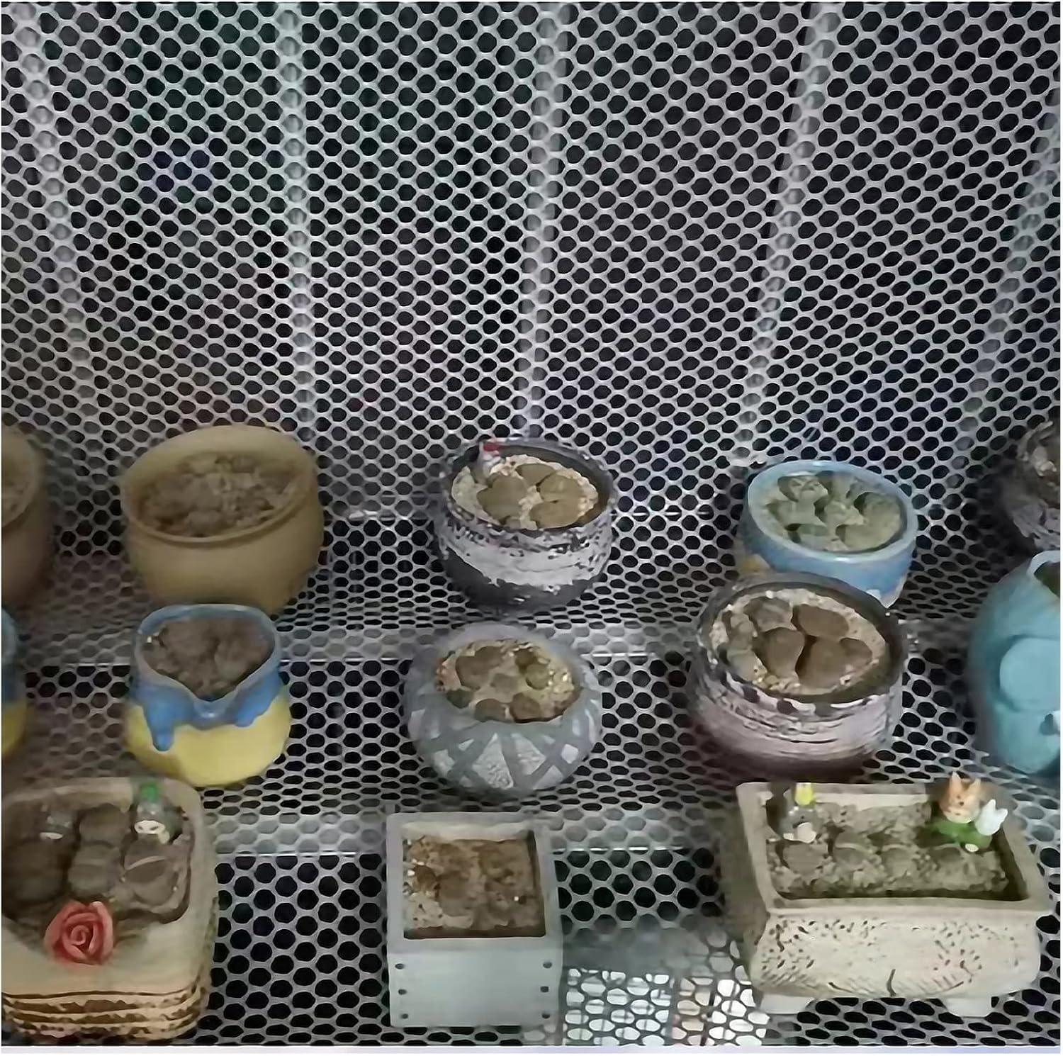 SUNMME Plastic Pet Fencing for Balcony, Outdoor Large