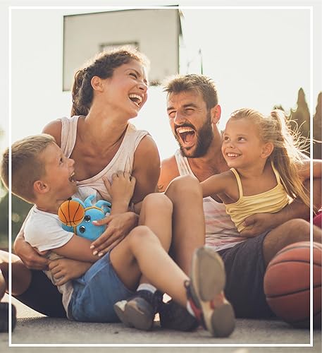 Miniatura 6 de DolliBu Animal de peluche de cangrejo azul con peluche de baloncesto, cangrejo azul suave y abrazable, adorable juguete de peluche, juguete de