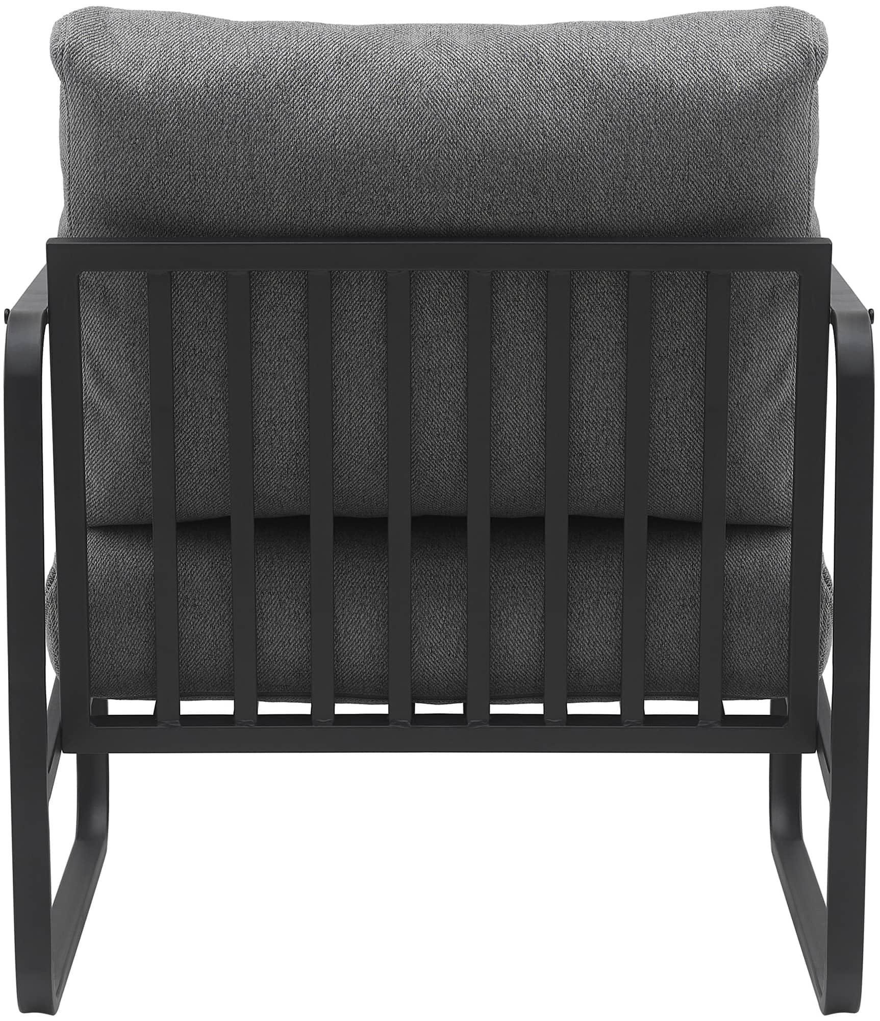 CLP Lounger Manea I Relaxsessel Kunstleder Oder Stoff Bezug I Mit Stabilem Metallgestell I Gepolsteter Clubsessel, Farbe:dunkelgrau, Material:Stoff