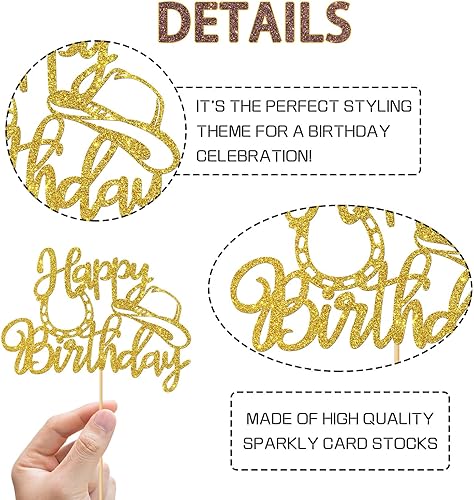 Miniatura 3 de WeBenison Decoración de pastel de cumpleaños con temática occidental, fiesta de cumpleaños mexicana, decoración de fiesta de cumpleaños de vaquero