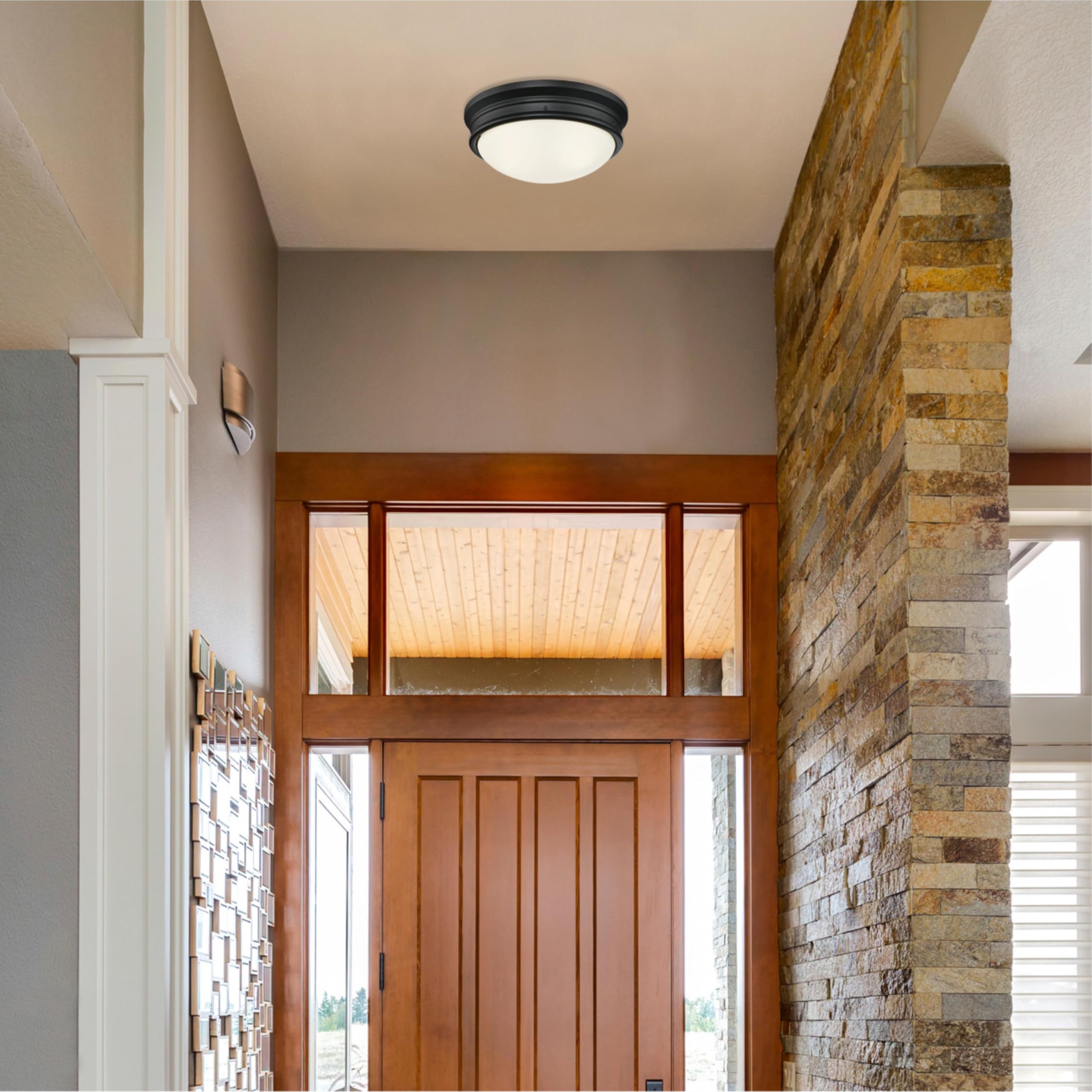 Westinghouse Lighting 5328000 10 Watt 100 Watt Equivalent A19 Dimmable Soft White Filament LED Light Bulb Medium Base — view 2