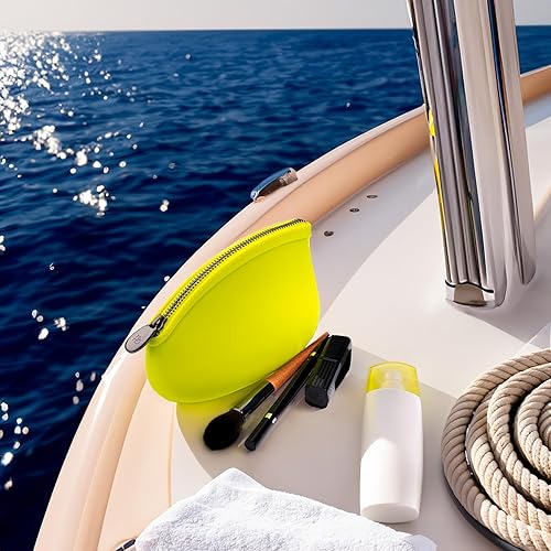 Miniatura 9 de Pudinbag - Neceser pequeño para maquillaje, de silicona, impermeable, para mujer, 10 colores