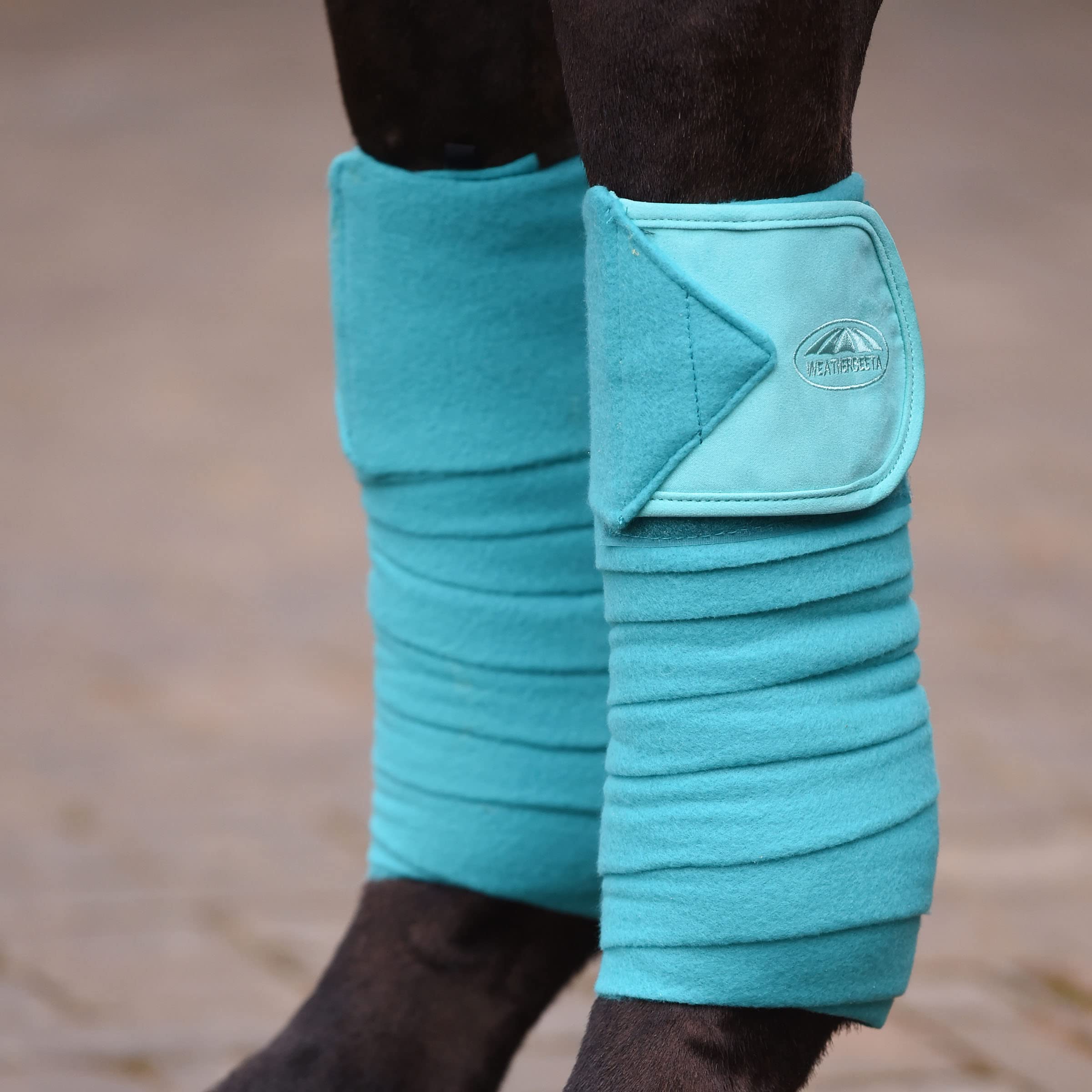 Weatherbeeta Vendaje de forro polar, paquete de 4, azul marino, 3,5 m