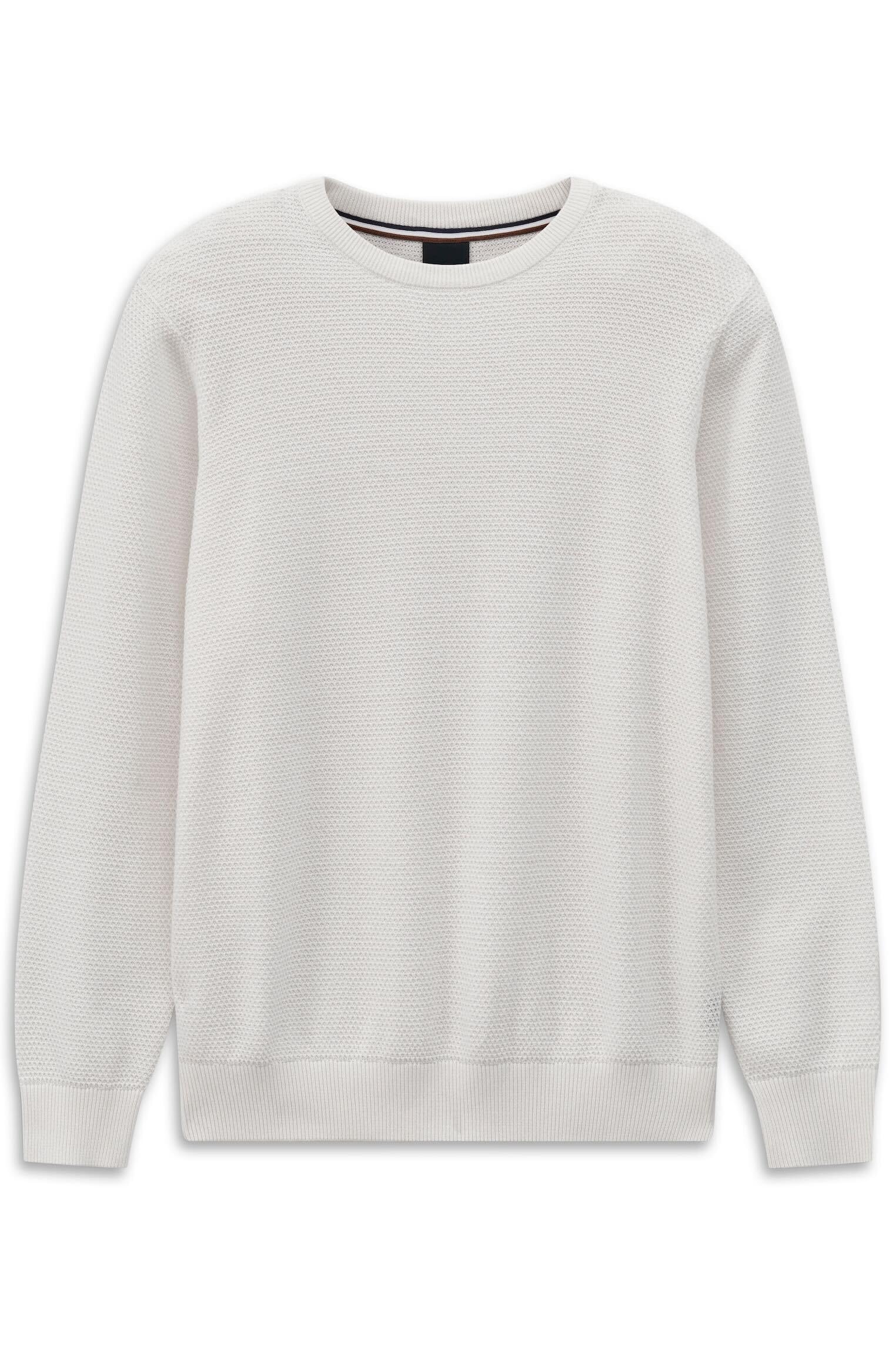 bugatti Herren Pullover Rundhals 7400-15512E | aus Baumwolle Regular Fit