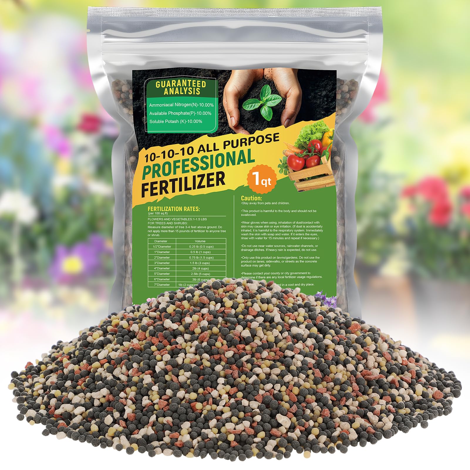Bigmeta 10-10-10 Slow-Release Fertilizer