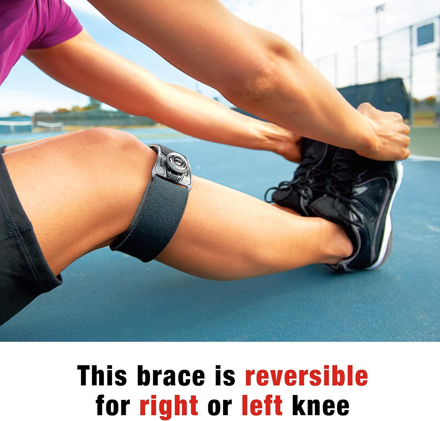 Buy ACE Knee Strap with Custom Dial System, Provides adjustable targeted pressure on sore