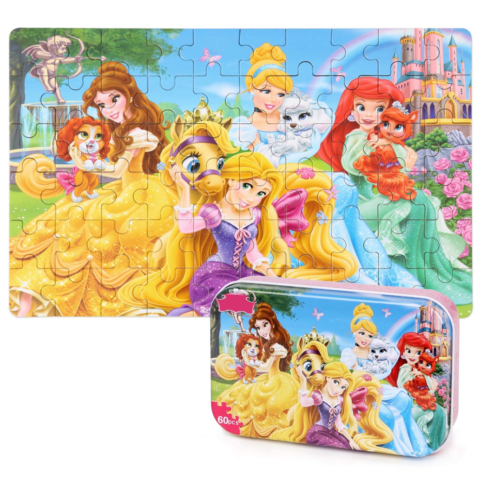 Amazon.com: LELEMON Puzzles for Kids Ages 4-6, 60 Piece Puzzles