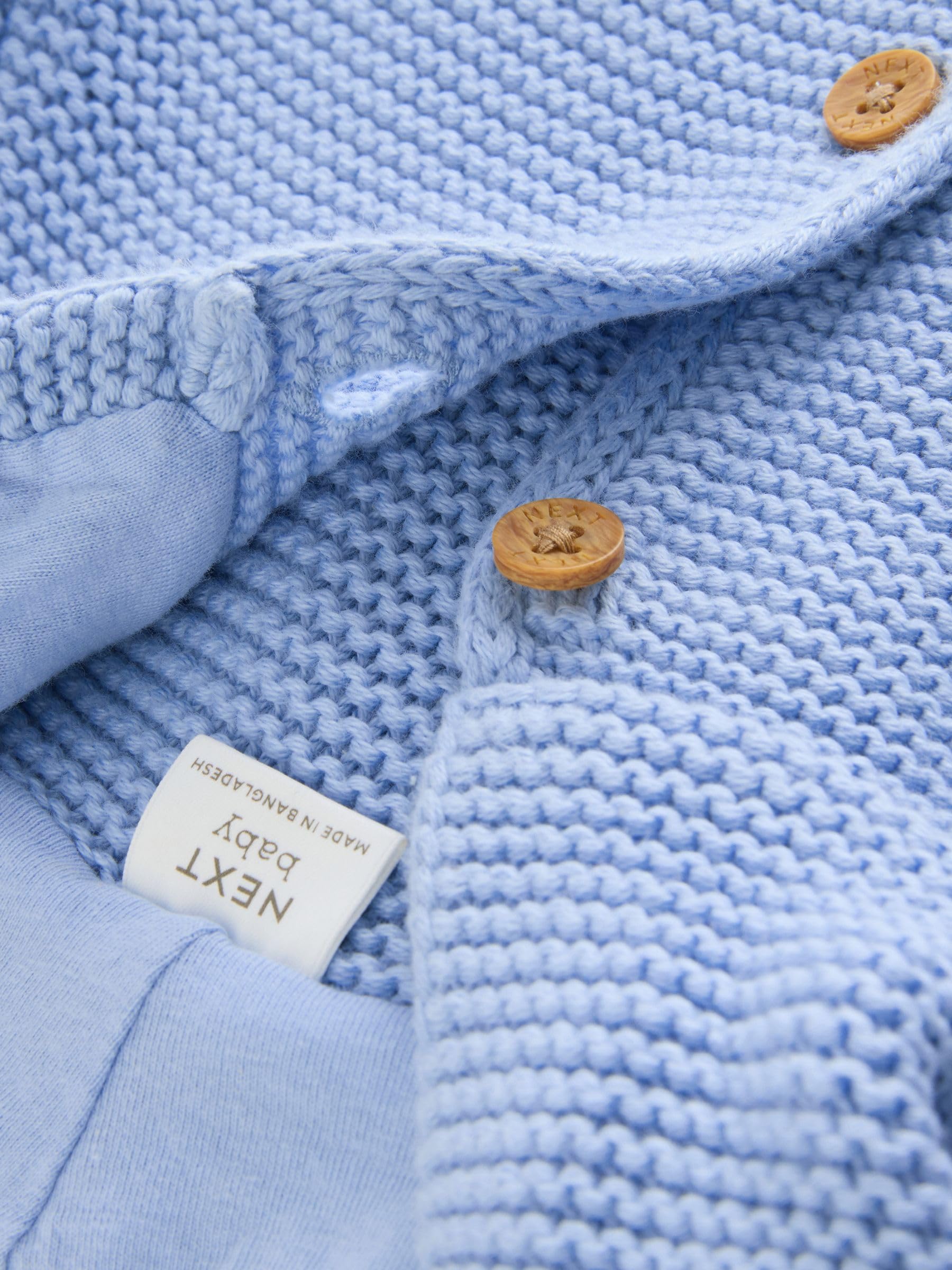 NEXT Bébé garçon Cardigan bébé en Maille Bleu 12 Mois-18 Mois