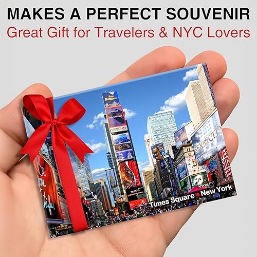 Miniatura 7 de Times Square Panorama - Imán de metal para nevera, monumentos de la ciudad de Nueva York, monumentos de la ciudad de Nueva York, regalo de recuerdo