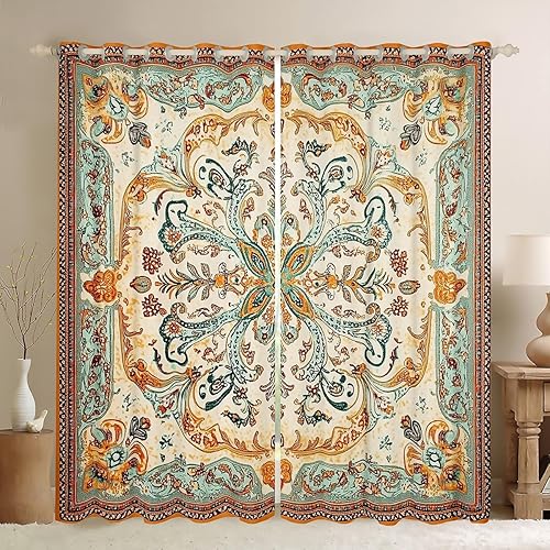 Miniatura 66 de Erosebridal Cortinas opacas de moda de los años 90, 30 % a 50 % para dormitorio, cortina de ventana con cinta de radio retro, tratamientos de Negro