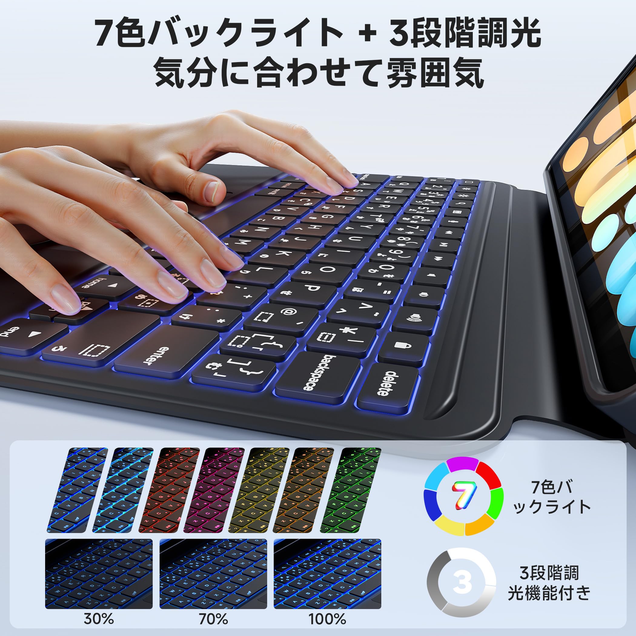 Amazon.co.jp: BJBT iPad キーボード ケース ipad Air 11インチ 第4/5