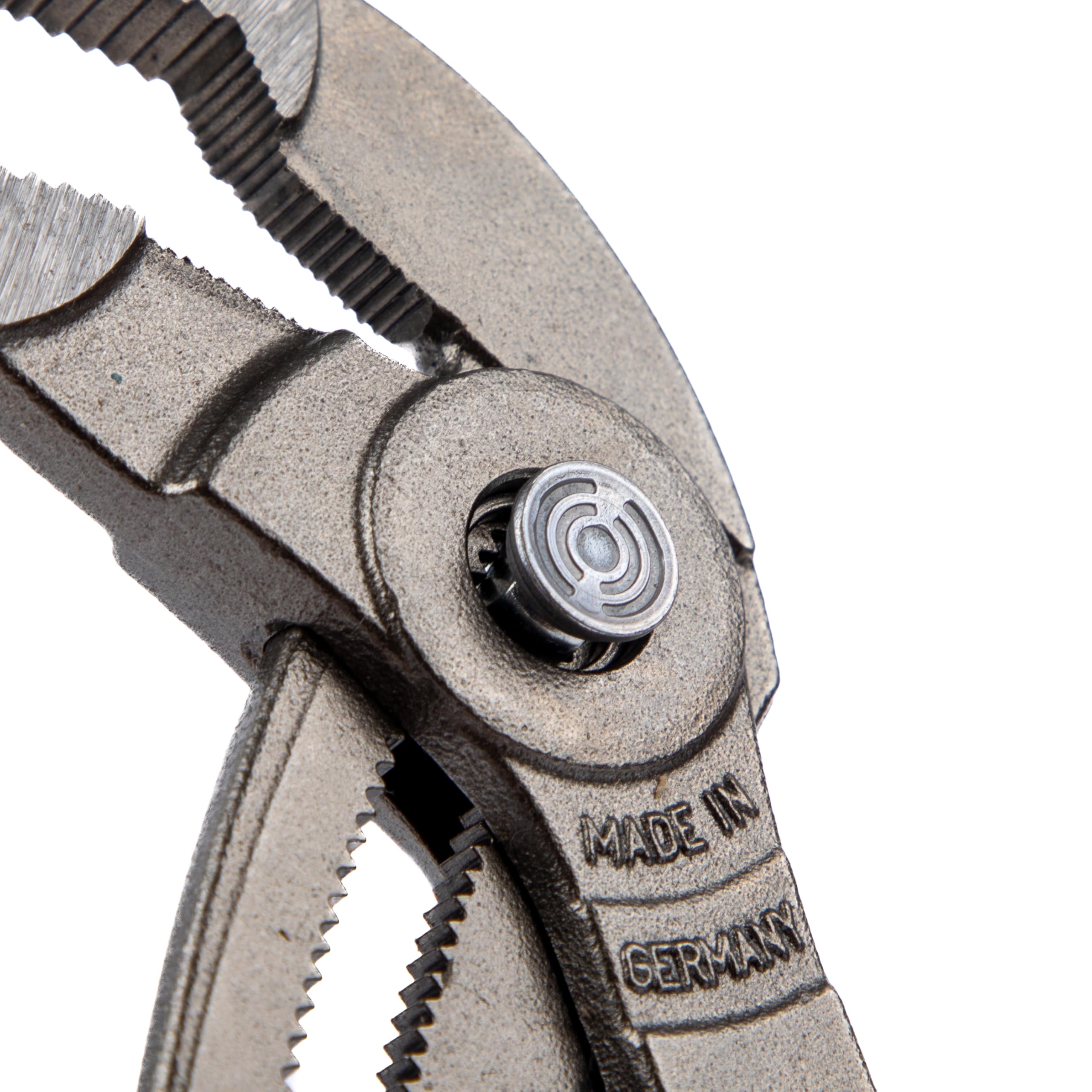 C.K Tools CK T3653A 300 - Alicates de bomba de agua con botón pulsador, mandíbula delgada de 300 mm, empuñaduras de fontanería ajustables para tuberías, grifos y accesorios, capacidad de 70 mm, junta