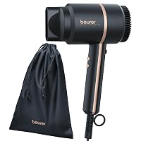 Beurer HC 35, Asciugacapelli compatto con funzione ionica per capelli lucenti e luminosi