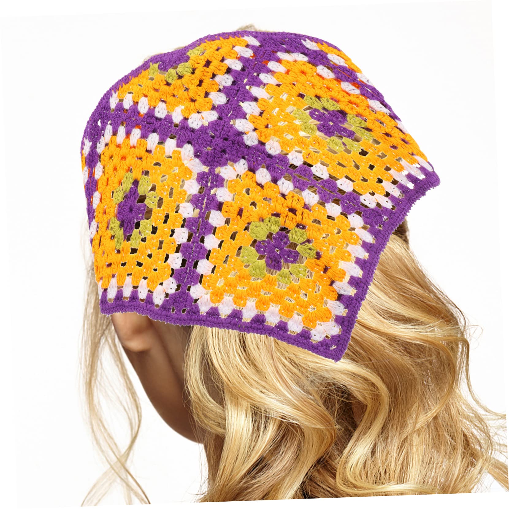 FRCOLOR 5 Piezas Diadema Triangular Bufanda De Las Señoras Pañuelo Para La Cabeza De Las Niñas Lazos Coloridos Para El Cabello Pañuelos Para El Cabello Bufanda Para El Cabello Bandana
