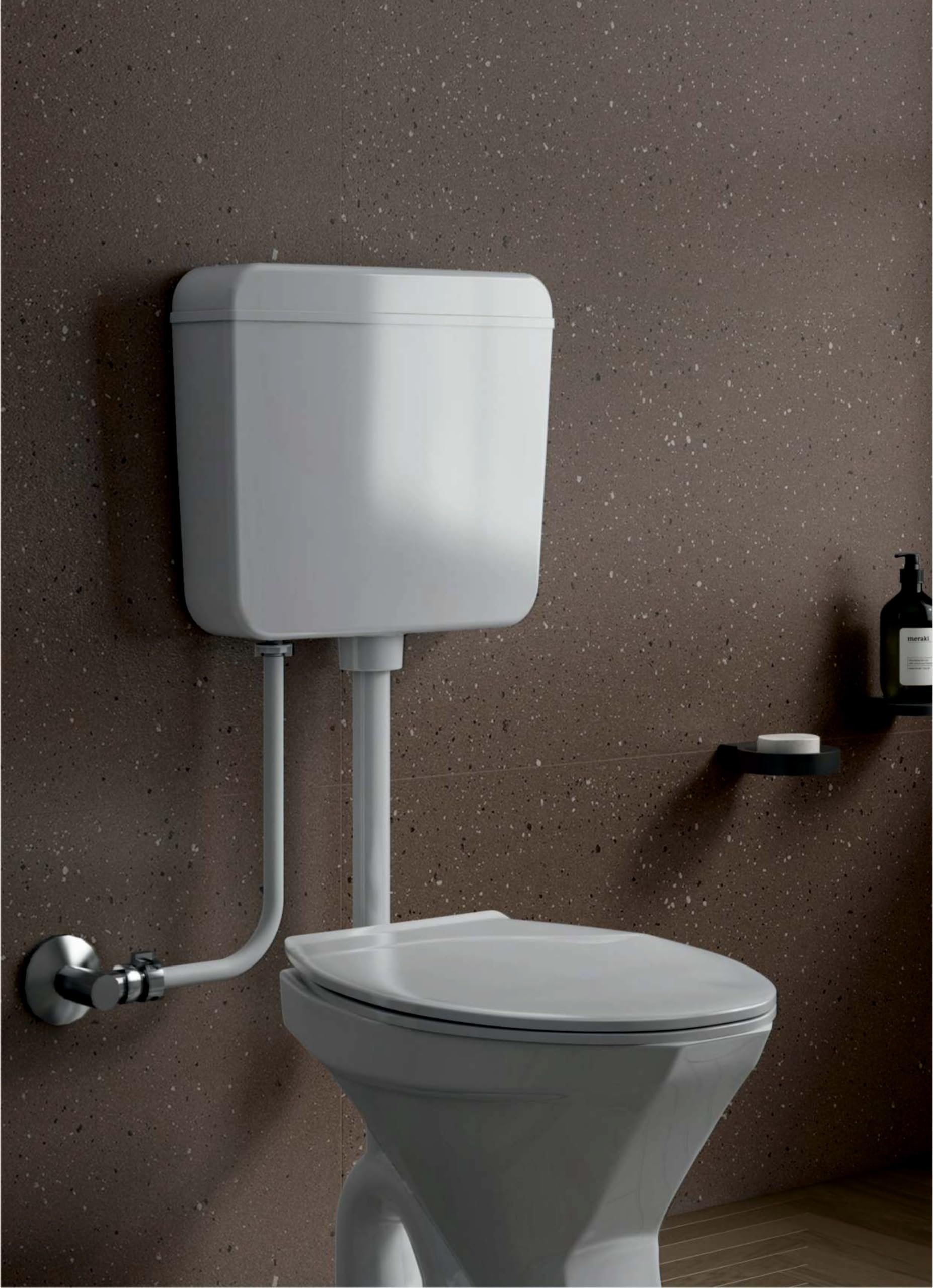 mamerin ♪✾︎ TIOTI mart Toilet Flush Tank Cistern Flush Tank White 8