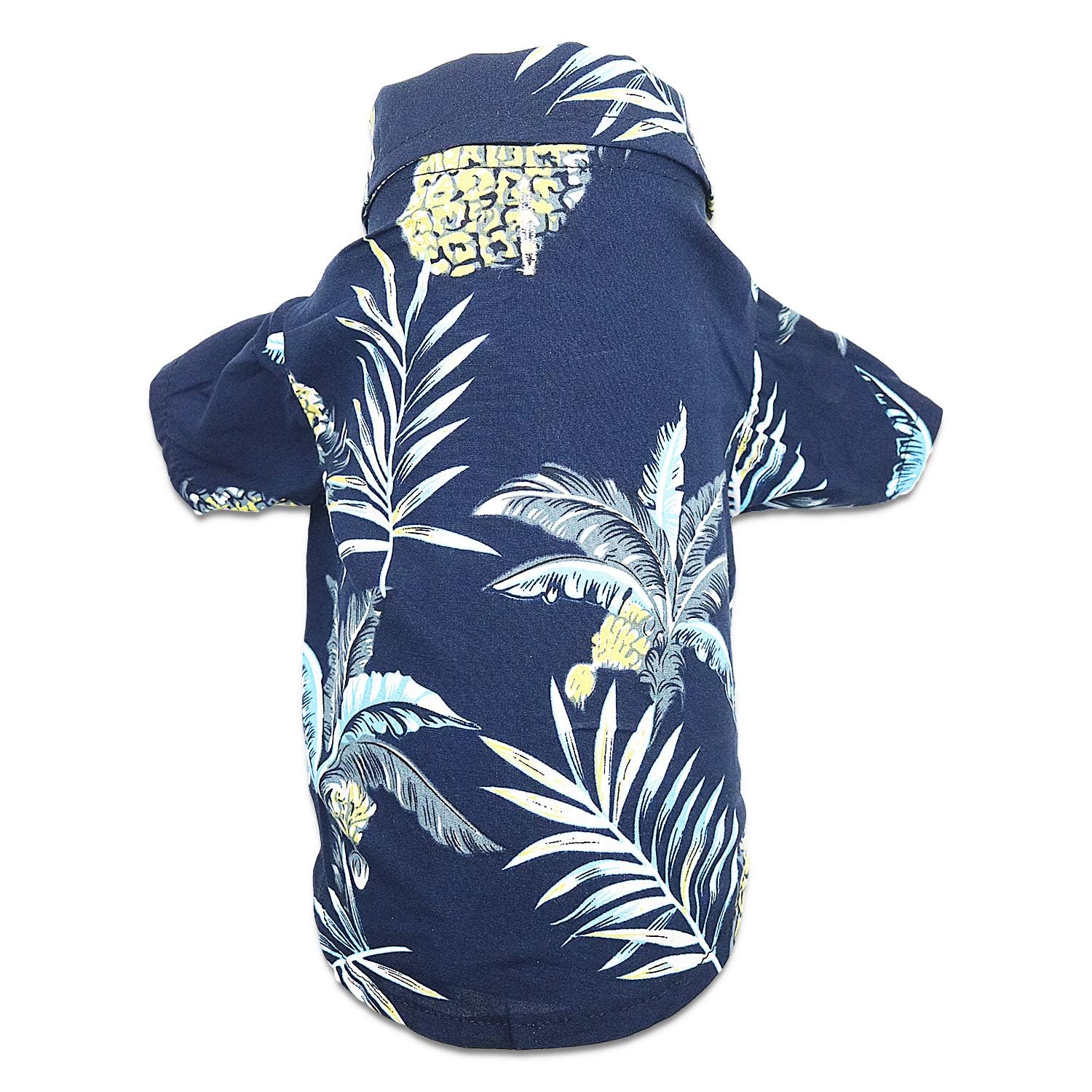 DroolingDog Hawaiian Shirts for Small Dogs Camp Clothes Cat Apparel Pet Vacation Tee Shirt, # 4, XL