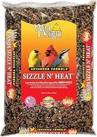 Vista 2 de Wild Delight Sizzle N' Heat - Paquete de alimentos para pájaros (14 libras + 5 libras)