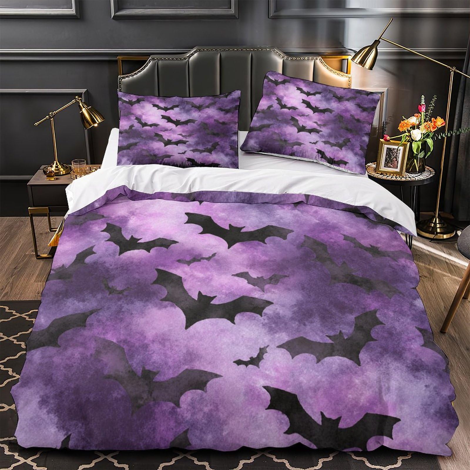 Housse de couette gymnastique 220x240 pour fille, lit King en microfibre 3D