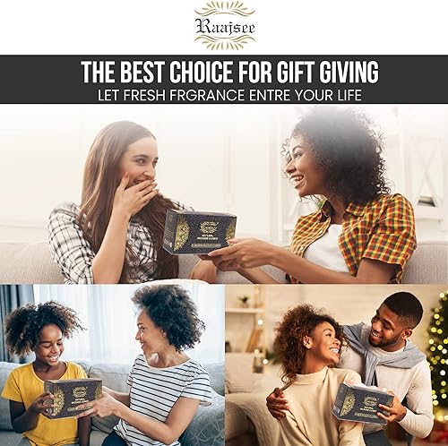 Miniatura 9 de Raajsee Conos de incienso naturales, paquete de 6 aromas mixtos, paquete de regalo de 15 piezas cada uno (90 en total), paquete variado de conos