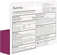 Vista 8 de Aveeno Crema Antipicor de Fuerza Máxima con 1% de Hidrocortisona, Triple Avena, Aloe y Vitamina E para el Alivio de la Picazón debida a Eccema