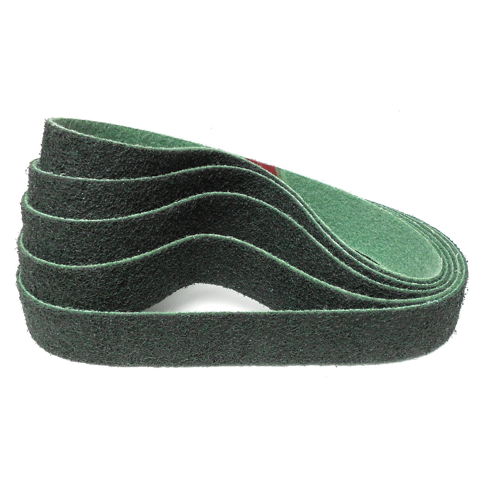 Pro Line Vlies-Schleifband/Vliesband | 40 x 760 mm | 5 Stück | Körnung: fine/fein/grün (P180 - P240)