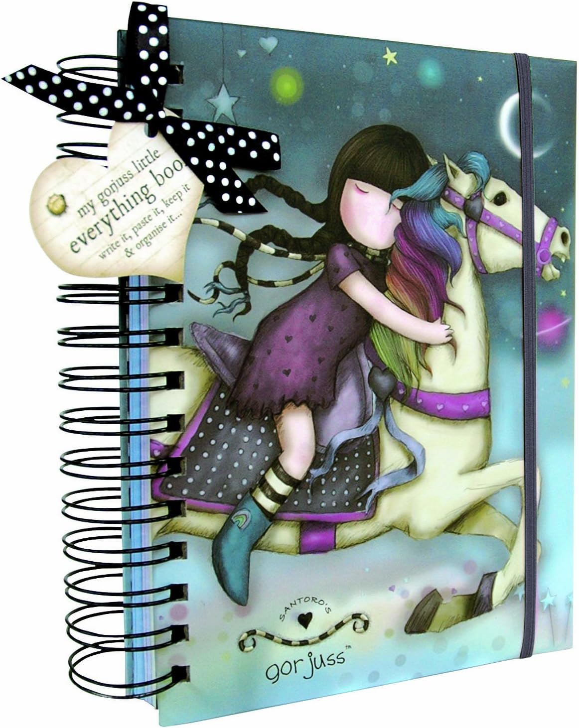 Santoro Gorjuss neoprene zippered Pencil/Cosmetic case, Ruby (GJ27101