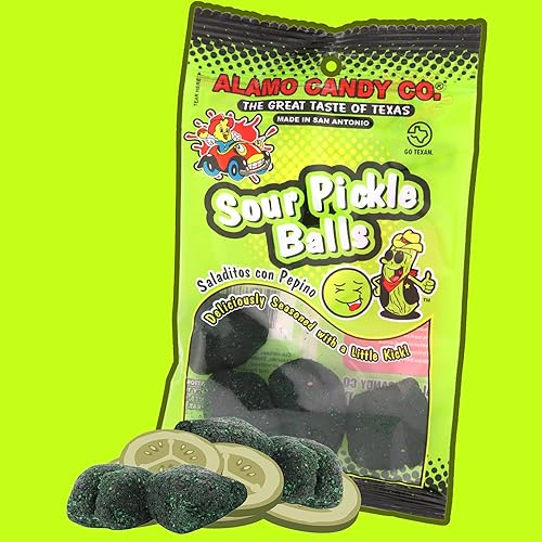 Miniatura 5 de Gomitas con sabor a pepinillo ácido, caramelos envueltos de azúcar empaquetados individualmente, regalos de broma y recuerdos de fiesta, calcomanía