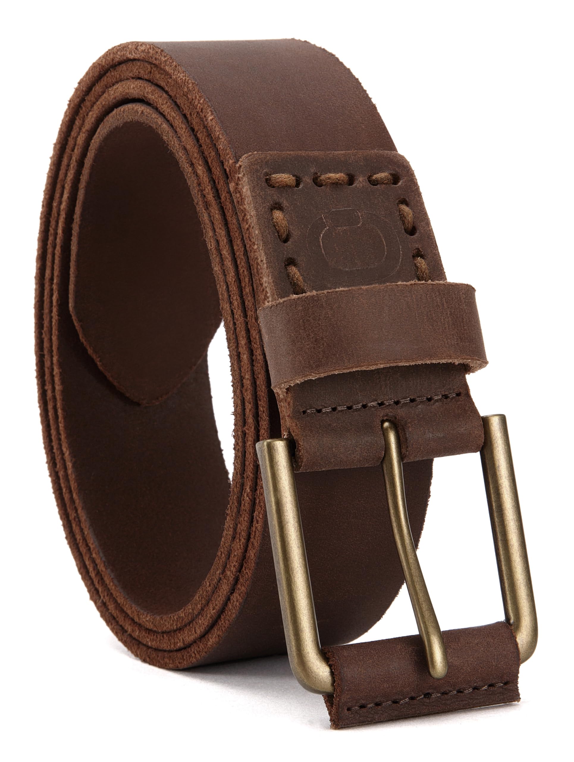 CHAOREN Full Grain Leather Belt for Men, Work Belts for Men Heavy Duty, Daily Wear for Jeans Pants