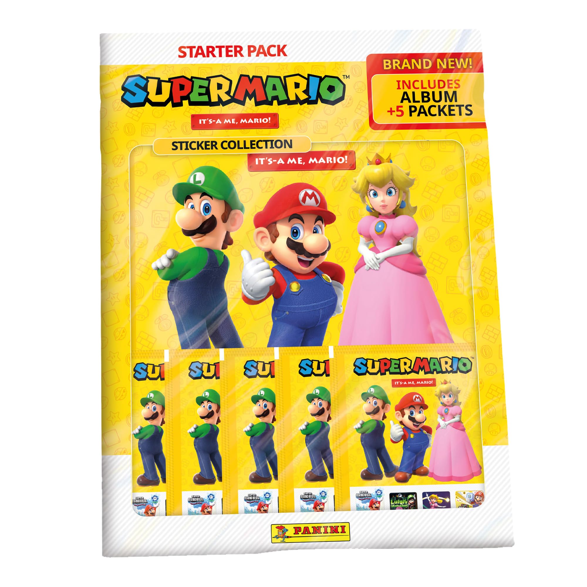 Panini It’s-a me, Mario! Super Mario Sticker Collection - Starter Pack