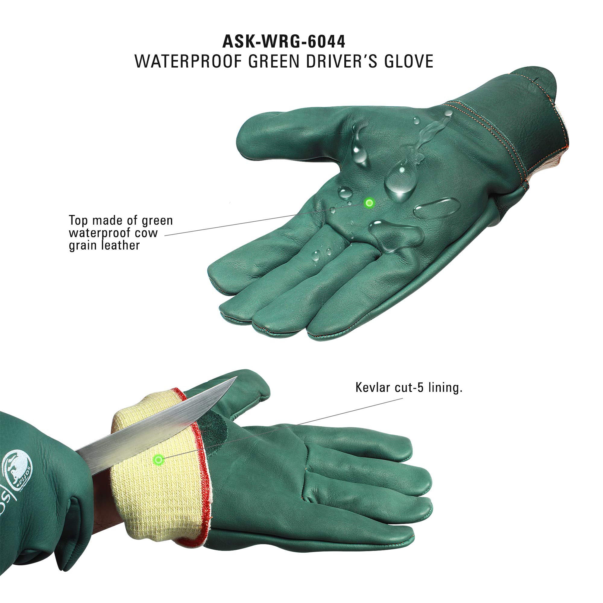 Buy SAFTA Cut Resistant Gloves, Kevlar lining gloves Level 5 Protection