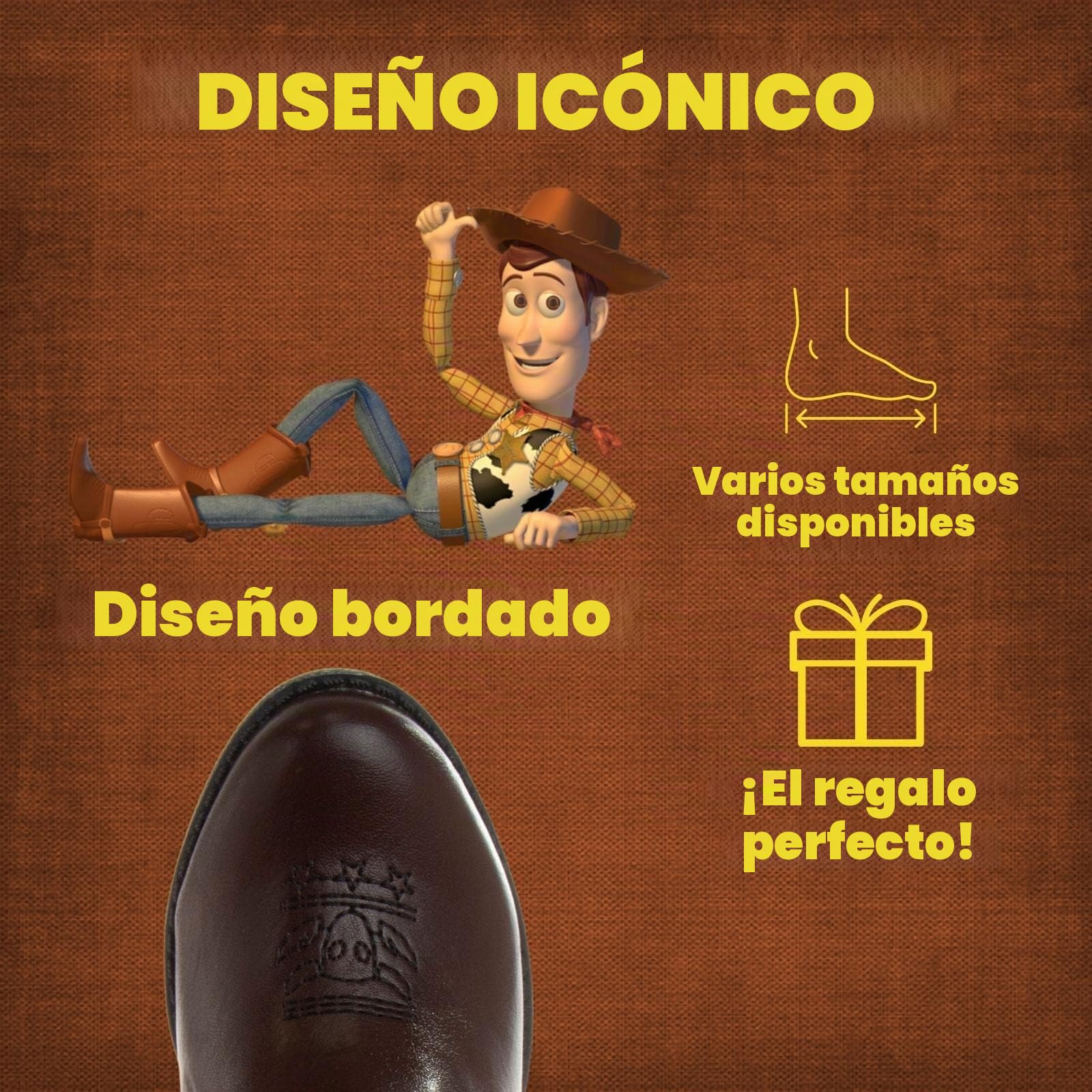 Disney Toy Story Woody Jessie the Yodeling - Botas de vaquera clásicas para niño