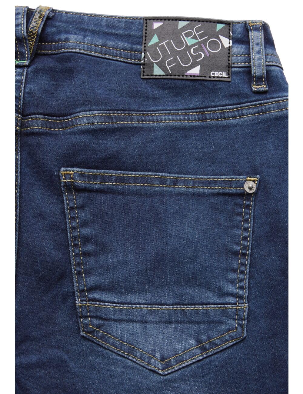 Cecil B378398 - Styl Scarlett Mid Blue Decorated Kobiety