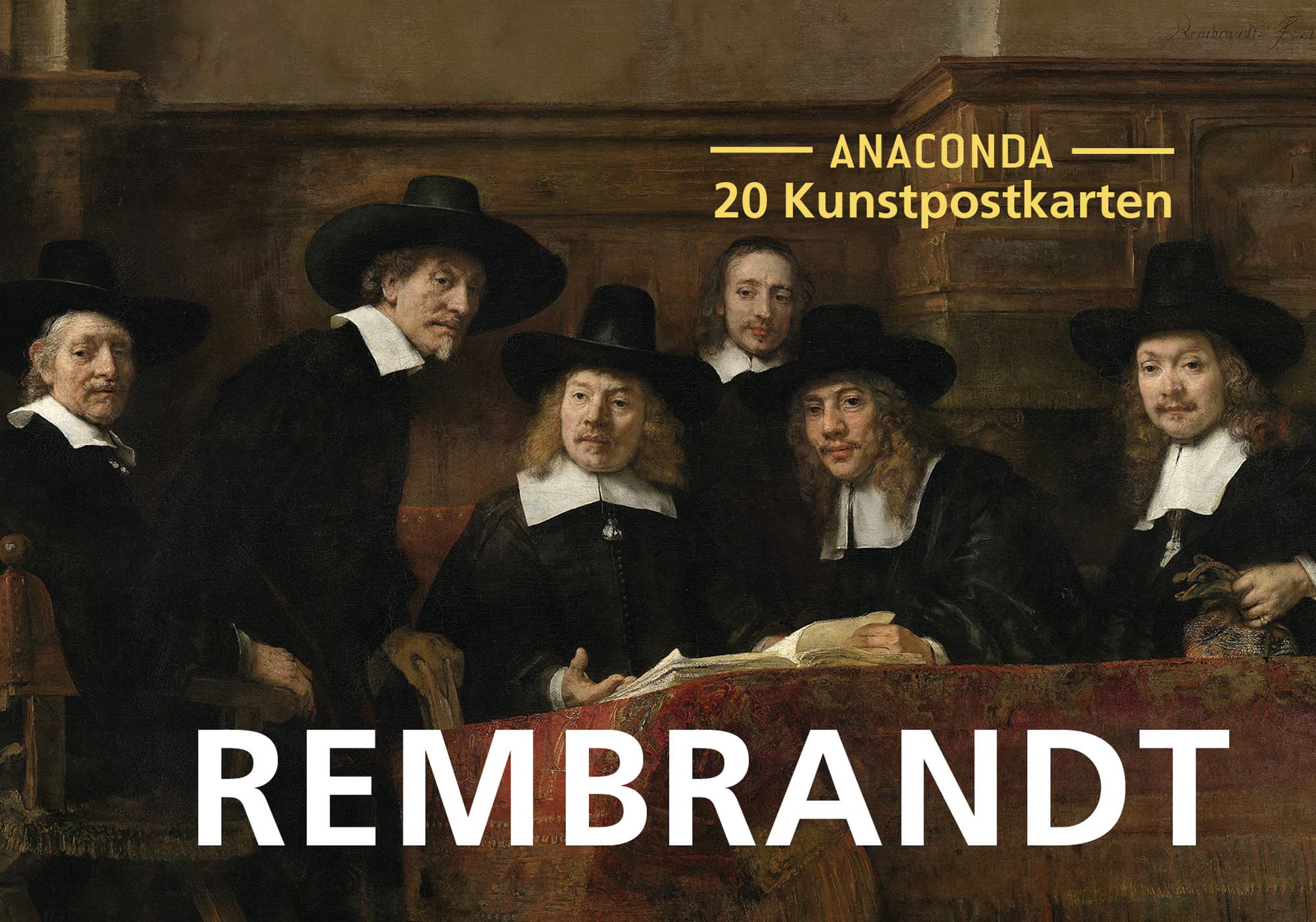 Postkarten-Set Rembrandt: 20 Kunstpostkarten aus hochwertigem Karton. ca. € 0,25 pro Karte