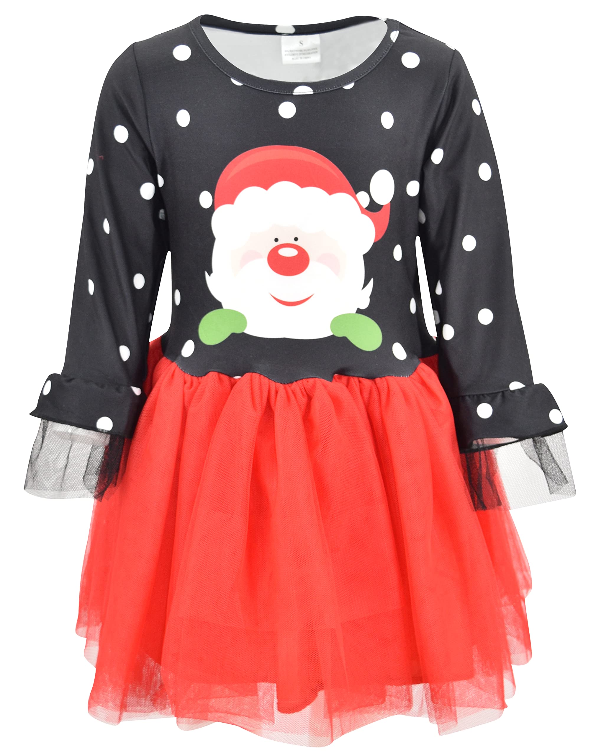 Girls Long Sleeve Tulle Tutu Dresses for Kid and Toddler