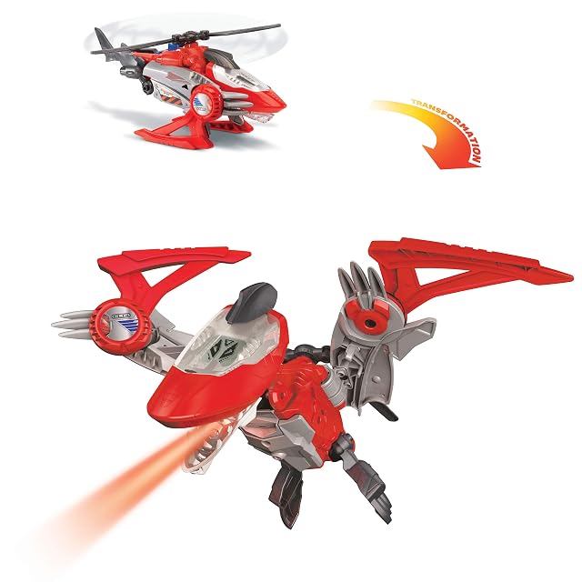 VTech - Switch&Go Dinos, Sky el pteranodonte, Dinosaurios que se transforman en vehículos VTech