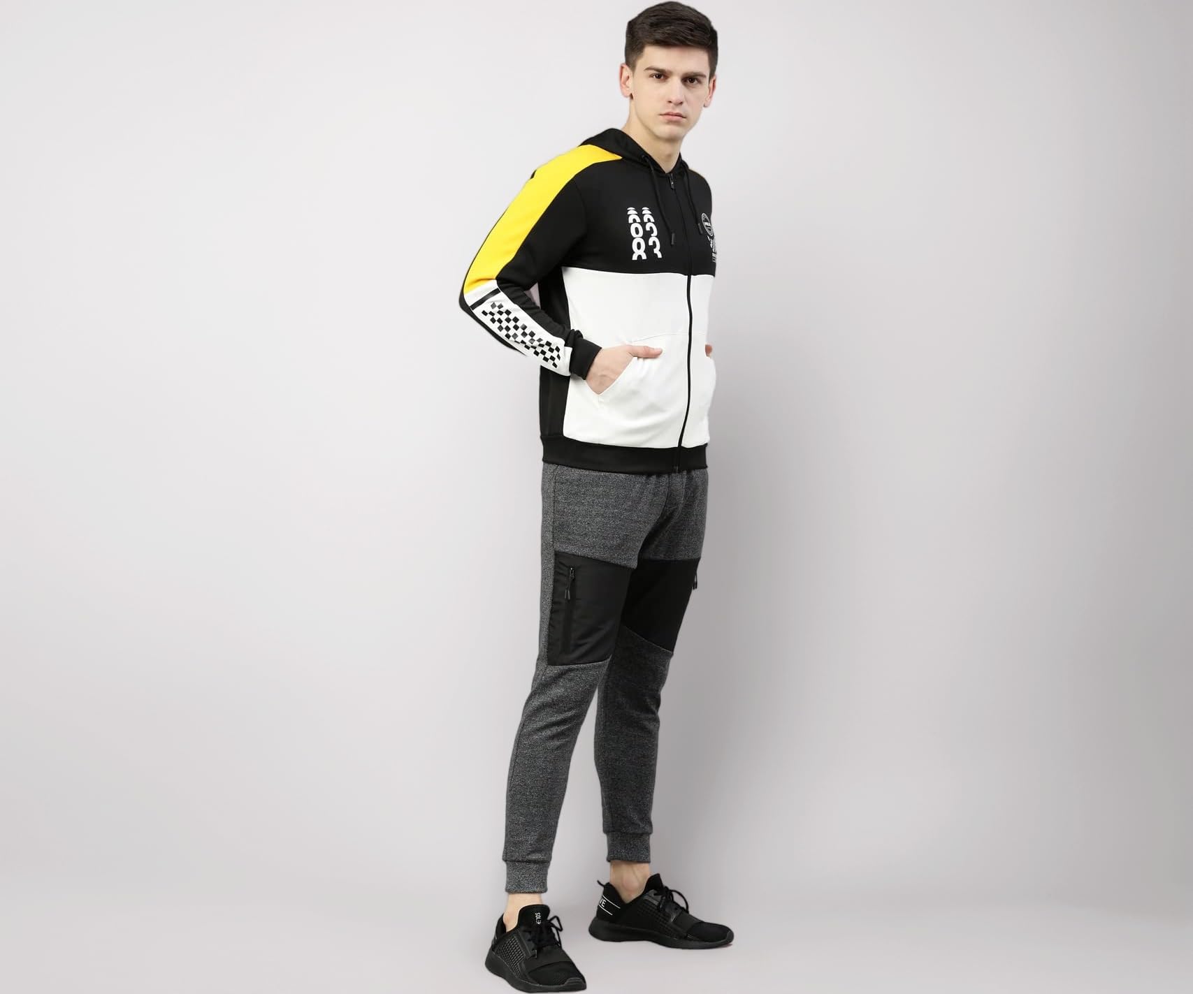 Mens Black Front Open PA22266LBK
