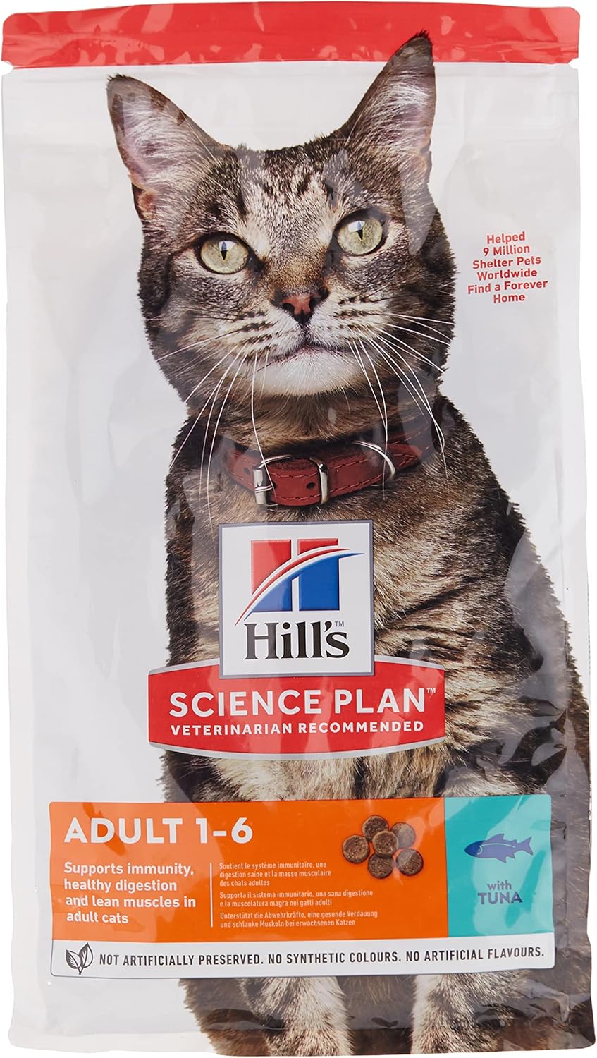 hill's science plan cat adult 1-6 with tuna 1.5 kg