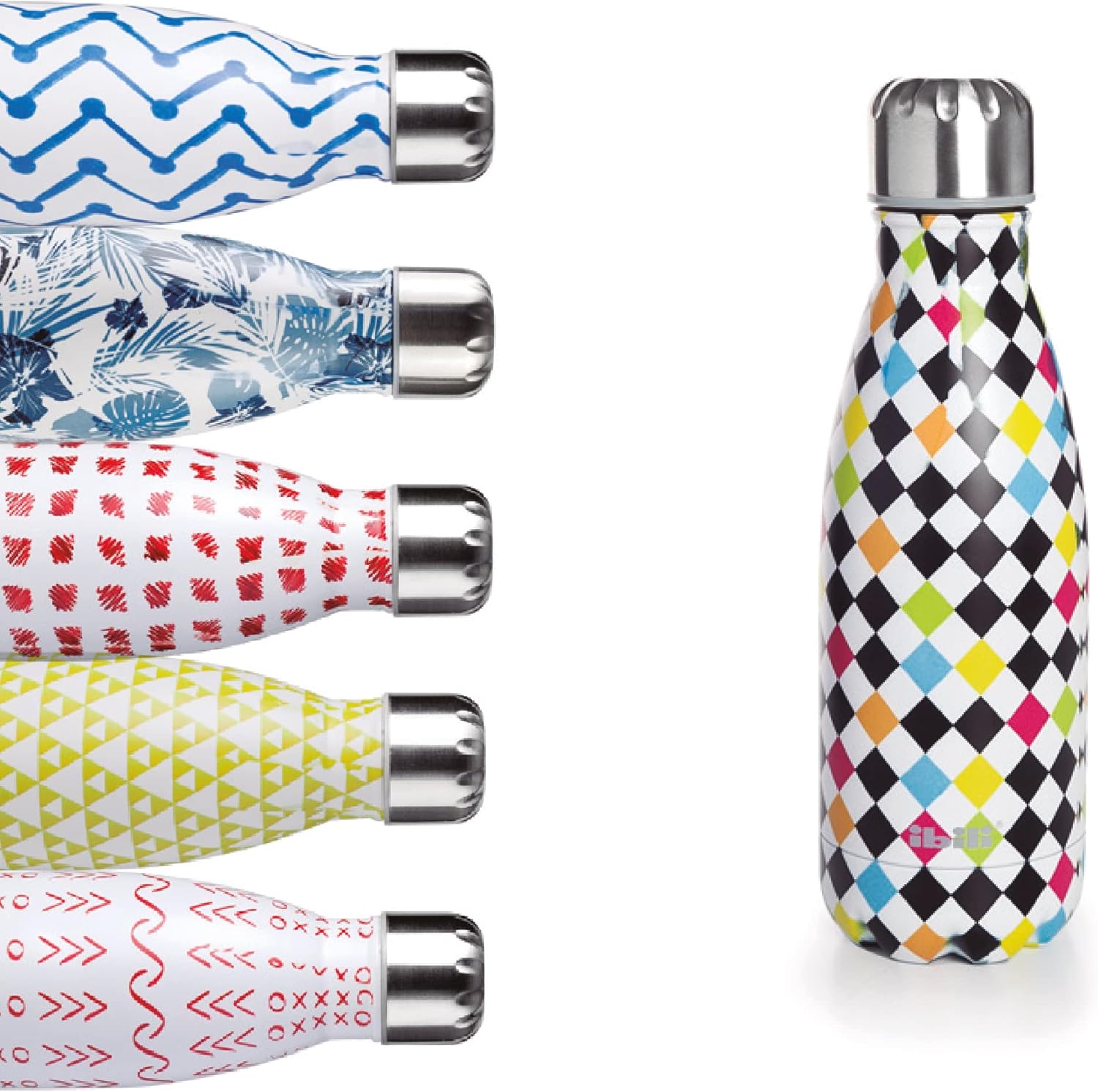IBILI Thermos Bottle with Double Wall, Mango, 500 ml, 18/10 Stainless Steel, Double Wall, Reusable