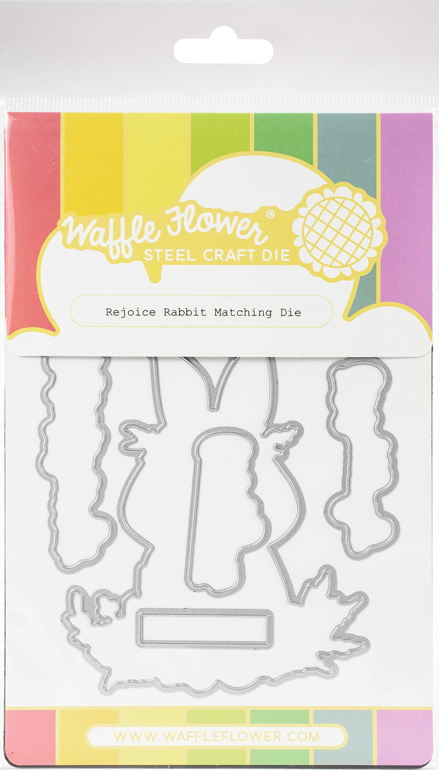 CRAFTS Waffle Flower DIE REJ, Rejoice Rabbit, One Size