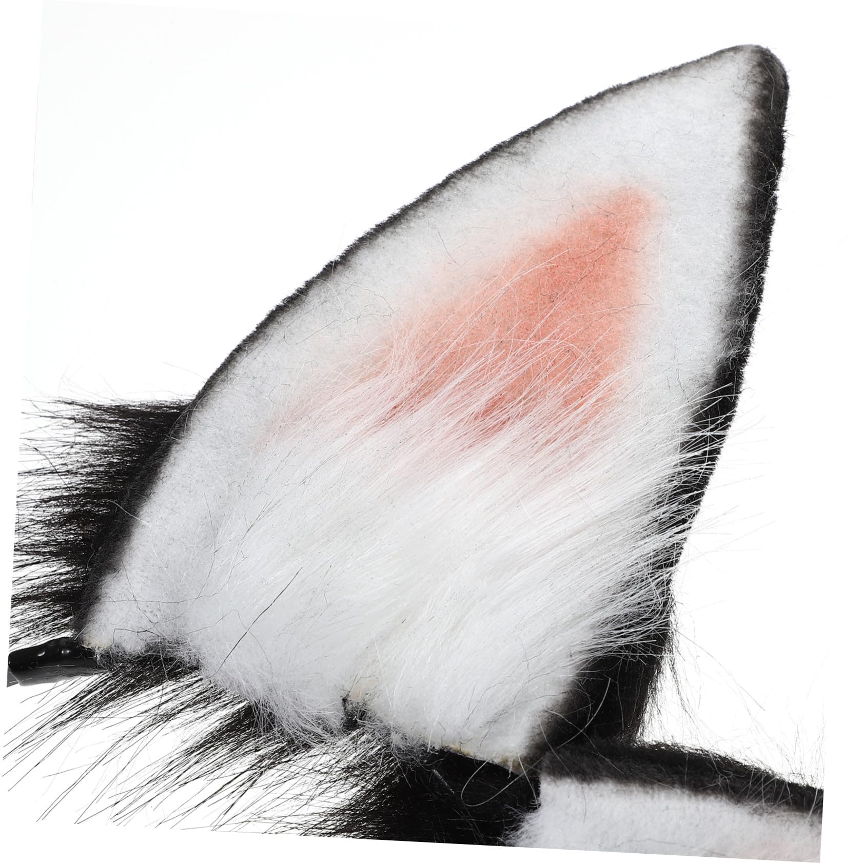 VICASKY 5 Pièces Bandeau Oreilles Lapin Fluffy Accessoire Cosplay Animal Unique et Confortable pour Fête et Usage Quotidien