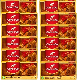 Cote Dor Milk Chocolate Bouchees Gift Pack 8X25G (Full box of 12 Packs)