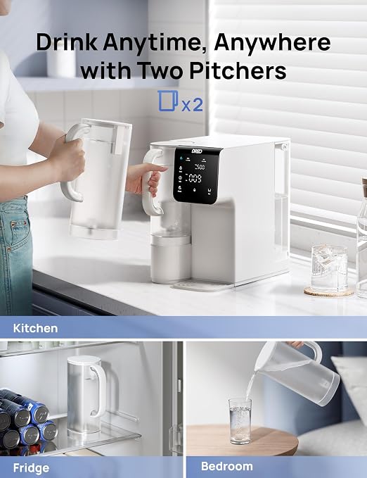 Filtro de agua de ósmosis inversa para mesa, sistema de 7 etapas, sin instalación, reduce TDS miniatura 5