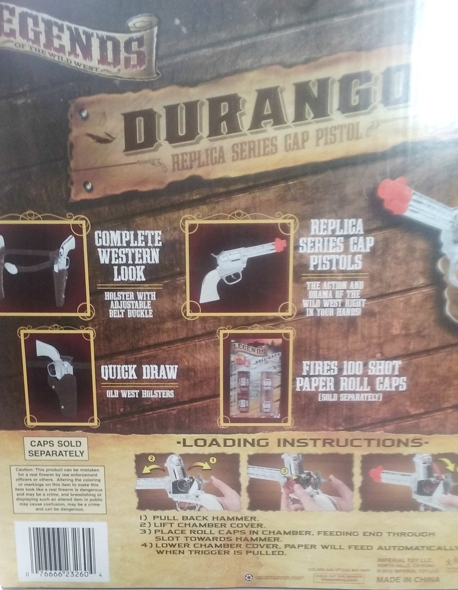 Amazon.com: Imperial Toy Legends of The Wild West Durango Replica