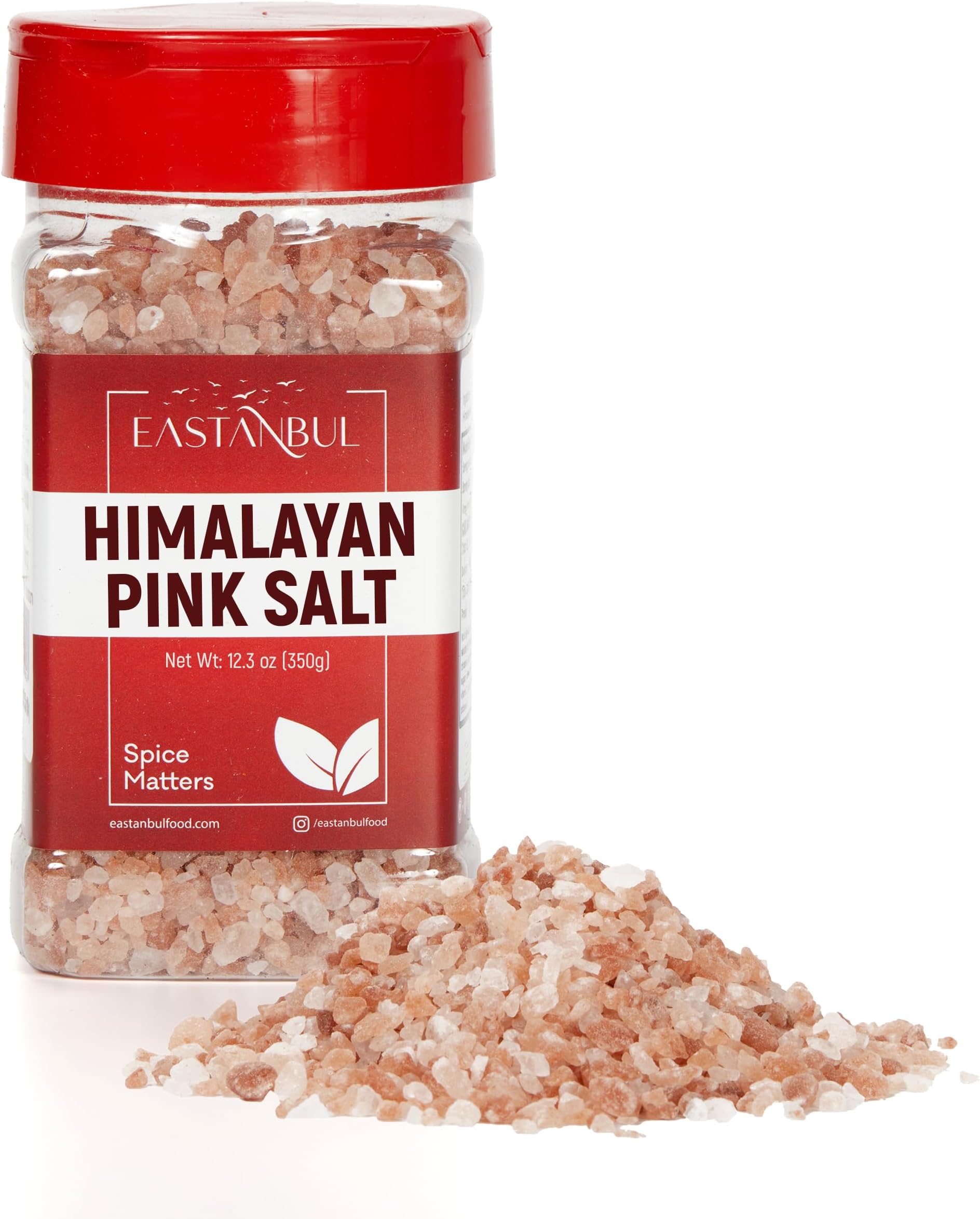 Soeos Himalayan Pink Salt, Fine Grain, 32 oz, NonGMO