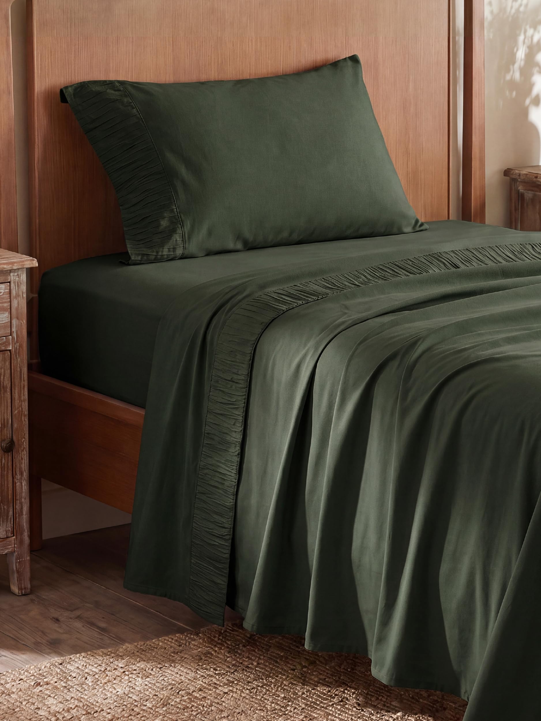 Bedsure Twin Sheets Set - 3 Pieces Soft, Breathable, Cooling Bed Sheets