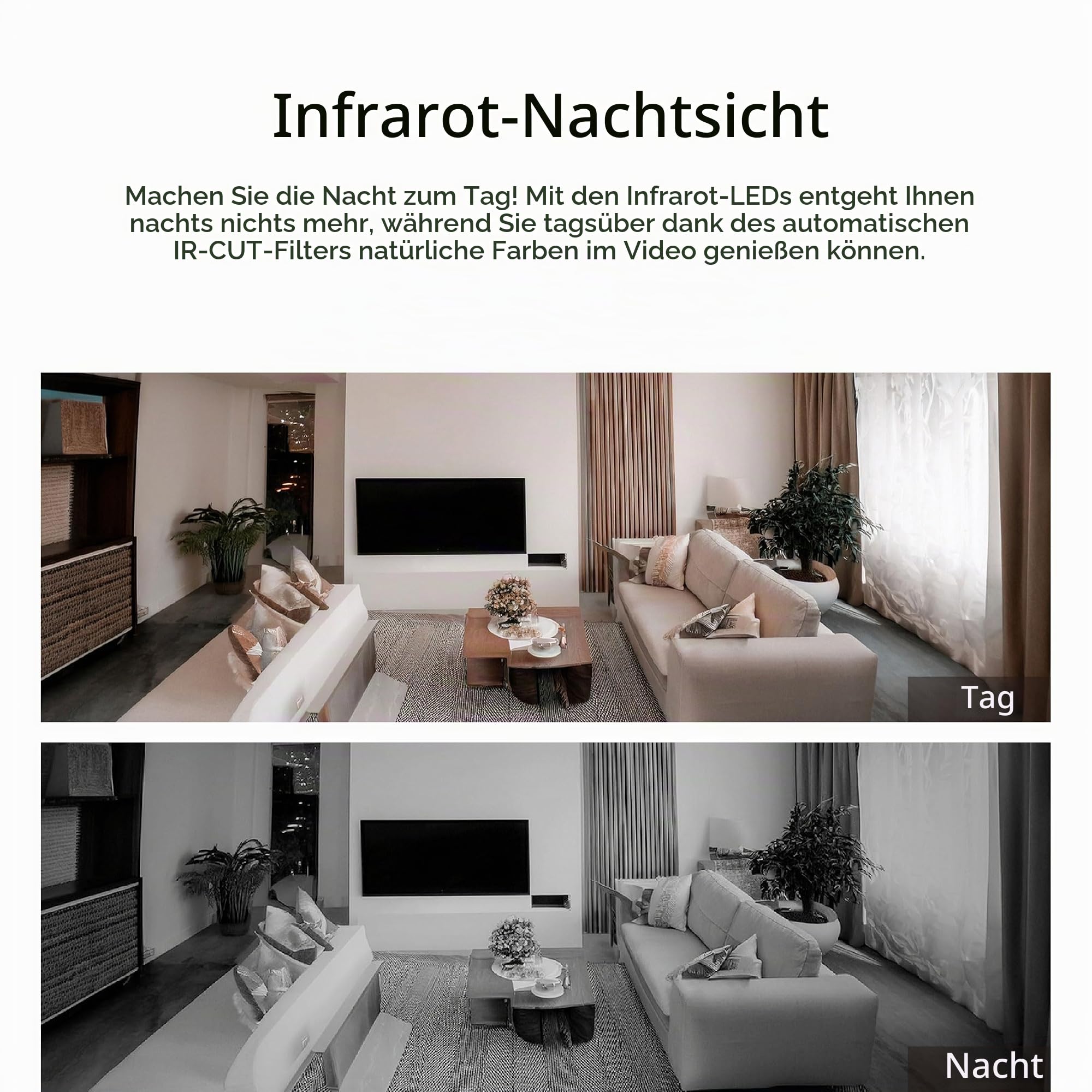 INSTAR IN-8815 4K Innenkamera weiß, WLAN/LAN/PoE, steuerbare PT IP Kamera, HomeKit Secure Video, AI-Personenerkennung, IR-Nachtsicht, 2-Wege-Audio, Alarm I/O, Audio-Ausgang, MQTT, WPA3