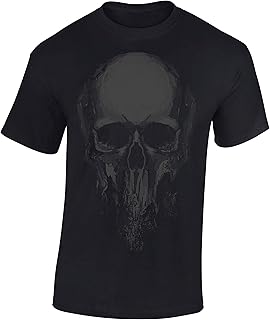 Totenkopf Shirt Herren - Totenkopf - Horror T-Shirt Männer - Skull Tshirt - Halloween Death Biker